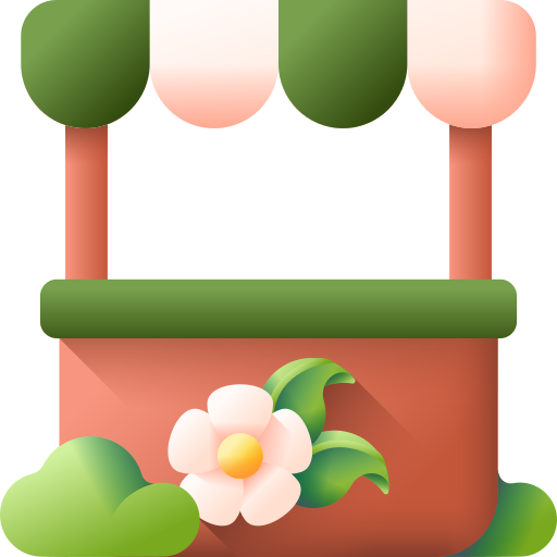 花屋 3D Color icon