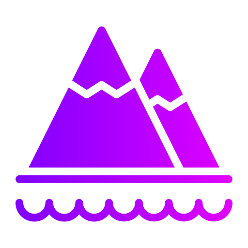 Вид на горы Generic Flat Gradient иконка