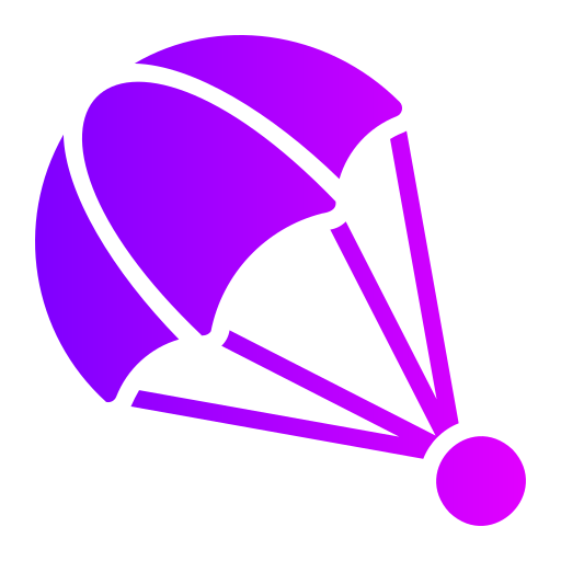 Parachute Generic Flat Gradient icon