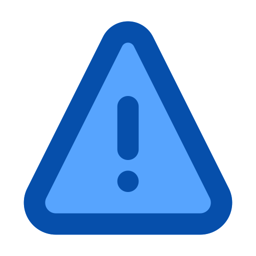 peligro Generic Blue icono