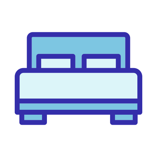 Double bed Generic Blue icon