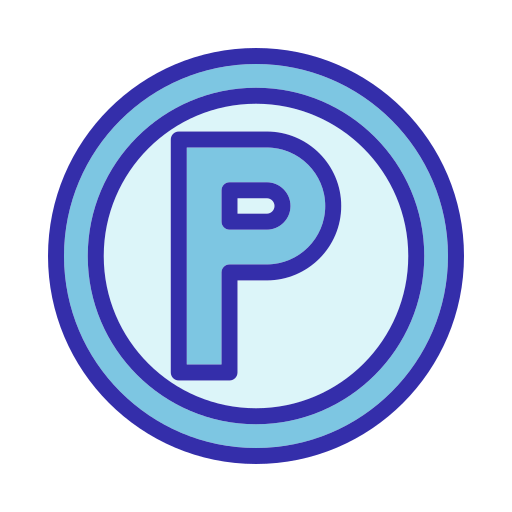 駐車場 Generic Blue icon