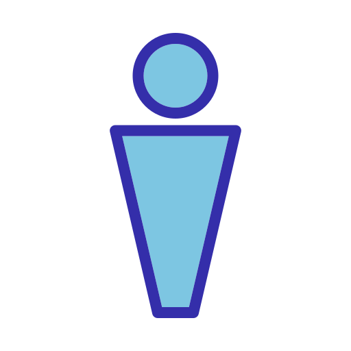 남성 Generic Blue icon