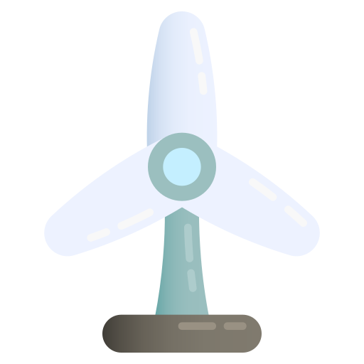 Ветряная турбина Generic Flat иконка