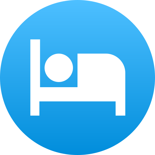 cama de hotel Generic Flat Gradient icono
