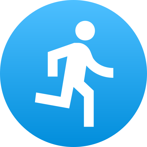 Run Generic Flat Gradient icon