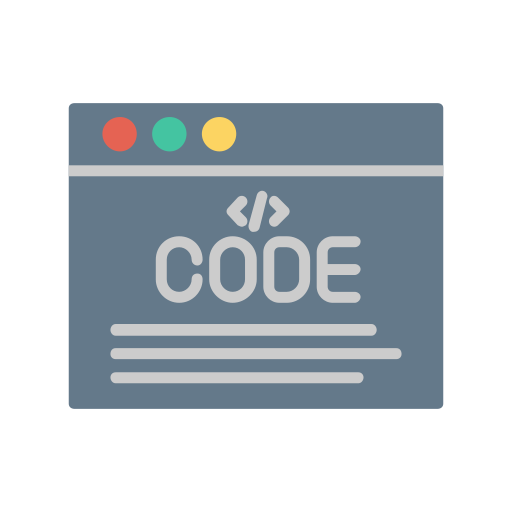 code Generic Flat Icône