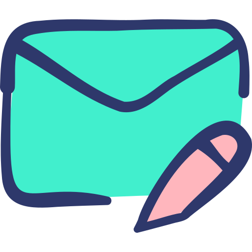 Message Basic Hand Drawn Lineal Color icon