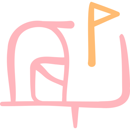 buzón Basic Hand Drawn Color icono
