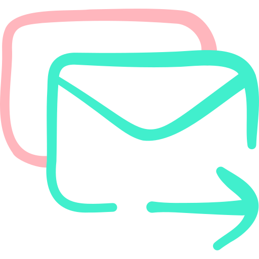 enviar correo Basic Hand Drawn Color icono