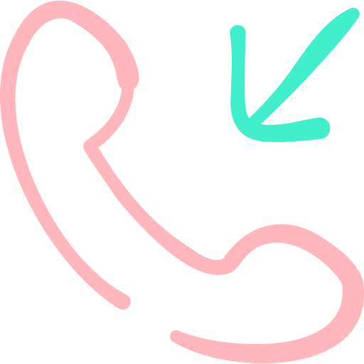 Incoming call Basic Hand Drawn Color icon