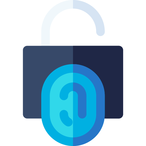 smart lock Basic Rounded Flat icon