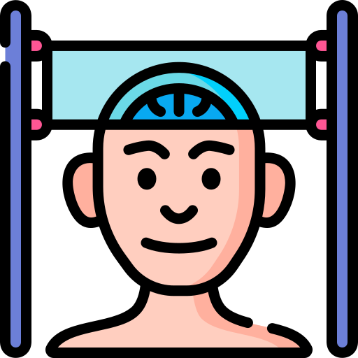 Facial scanning Special Lineal color icon