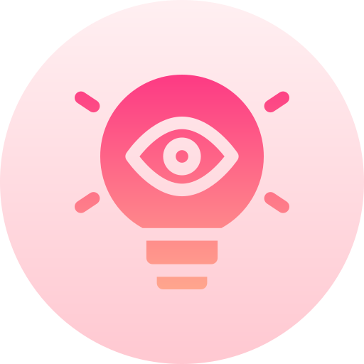 Vision Basic Gradient Circular icon