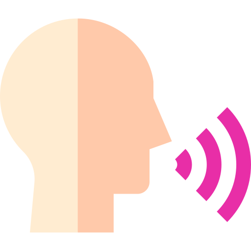 Voice recognition Basic Straight Flat icon