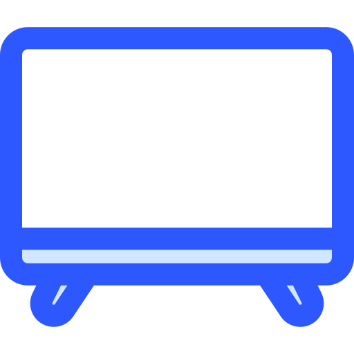 텔레비전 Generic Blue icon
