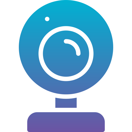 Webcam Generic Flat Gradient icon