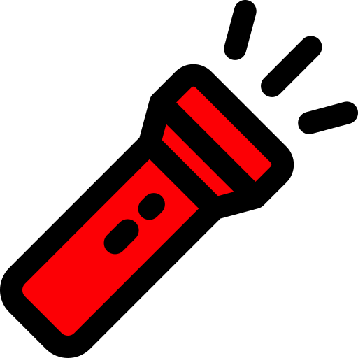 Flashlight Generic Outline Color icon