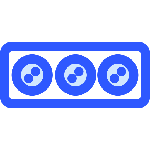 전원 소켓 Generic Blue icon