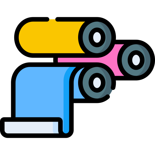 Paper roll Special Lineal color icon