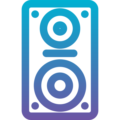 Speaker Generic Gradient ikon