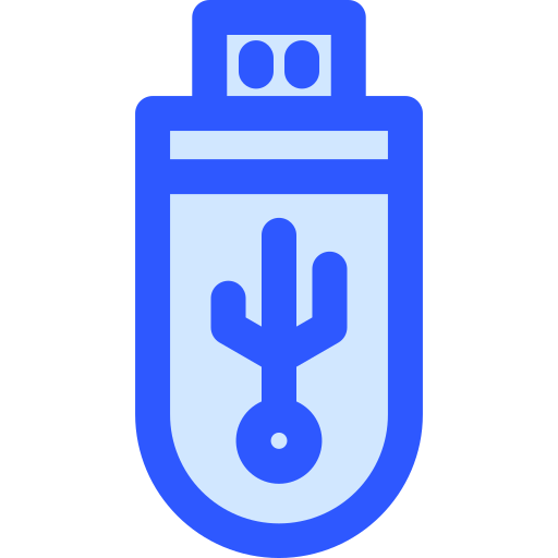 usb-poort Generic Blue icoon