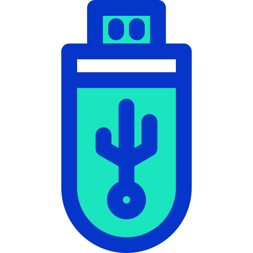 usb 드라이브 Generic Blue icon