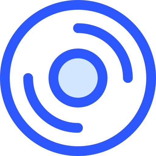 disque compact Generic Blue Icône