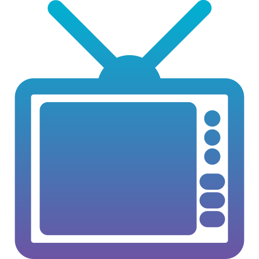 Old tv Generic Flat Gradient icon