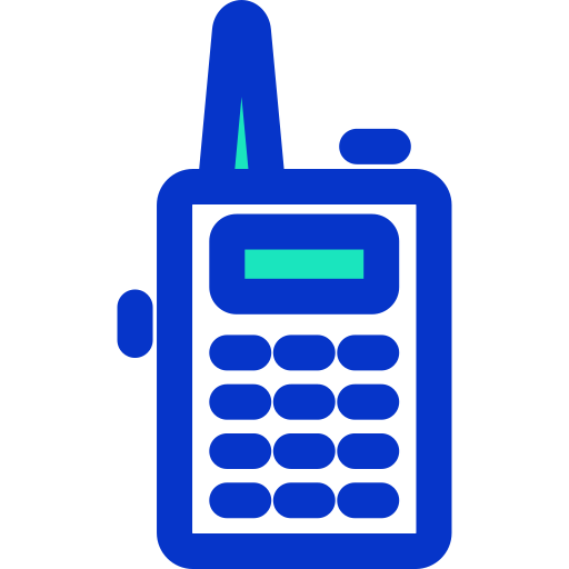 walkie-talkie Generic Blue icon