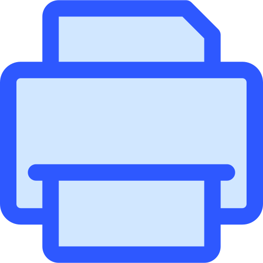プリンター Generic Blue icon