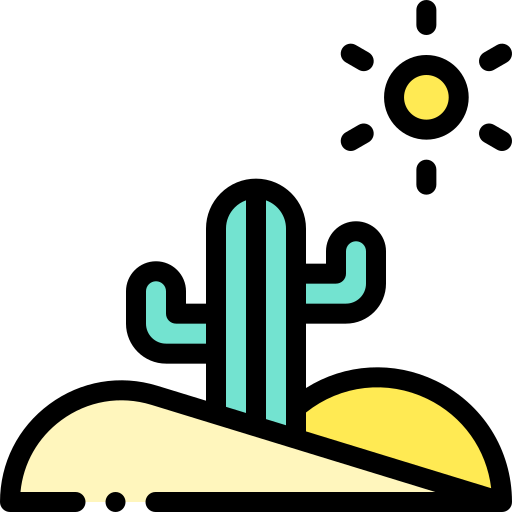 Desert Detailed Rounded Lineal color icon