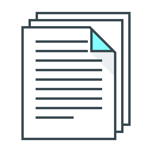 Documents Generic Color Omission icon
