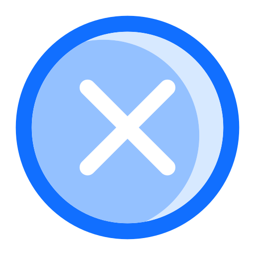 Delete Generic Blue icon