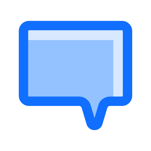 Comment Generic Blue icon