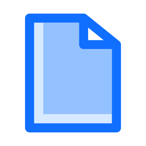 file Generic Blue icona