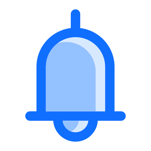 알림 벨 Generic Blue icon