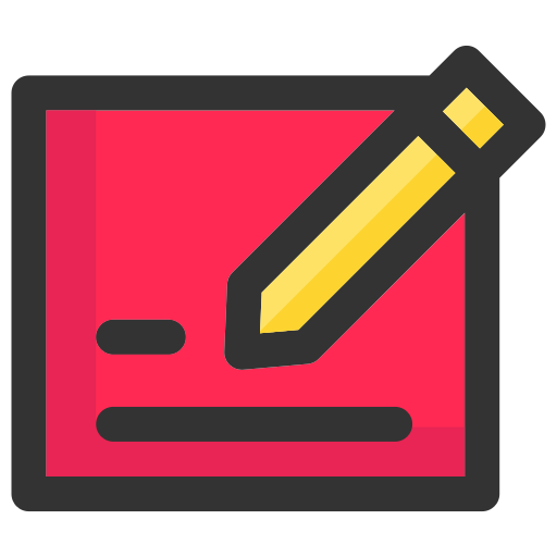 Write Generic Outline Color icon