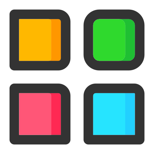 Menu Generic Outline Color icon