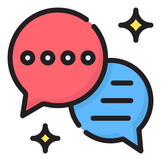 Chats Generic Outline Color icon