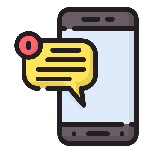 sms Generic Outline Color icono