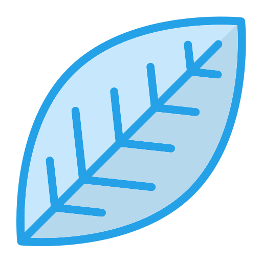 Leaf Generic Blue icon