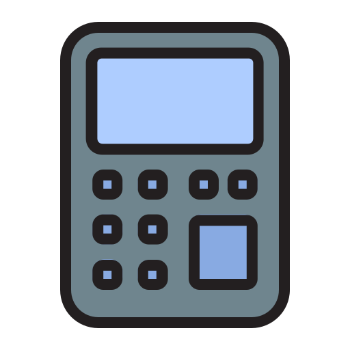 rekenmachine Generic Outline Color icoon
