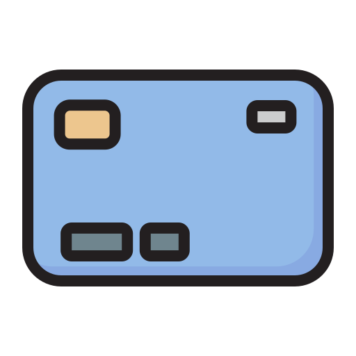 carta di credito Generic Outline Color icona