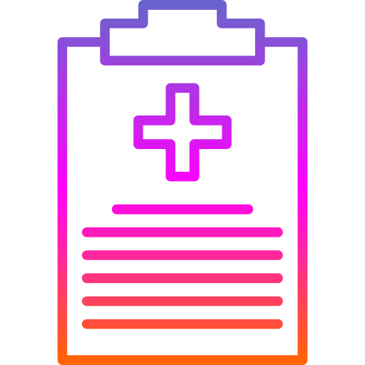 informe médico Generic Gradient icono