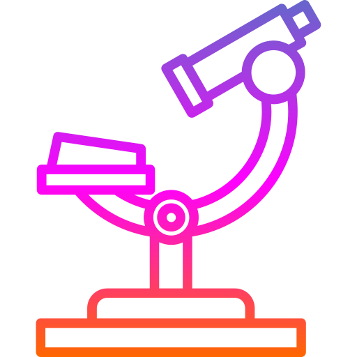 microscoop Generic Gradient icoon