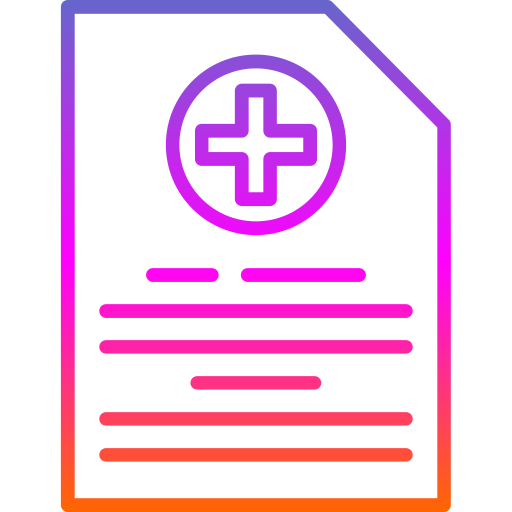 Medical file Generic Gradient icon