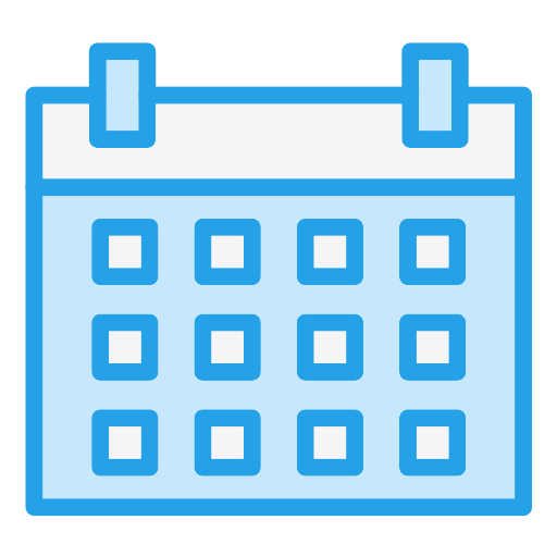 calendario Generic Blue icona