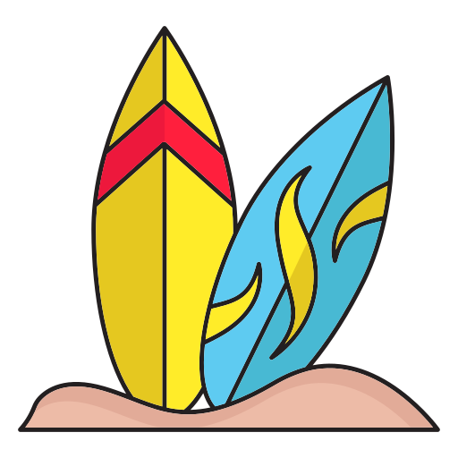 surfen Generic Outline Color icon