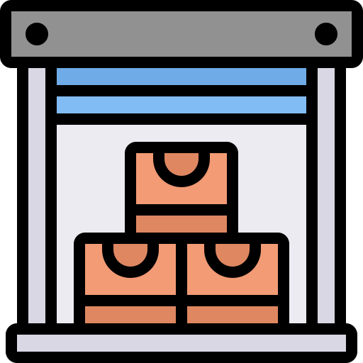 Garage Generic Outline Color icon